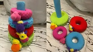 Lamaze brand plush pyramid or stacking rings 