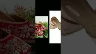 new hand embroidery  juti💖#beautiful  juti💞#shortsvideo