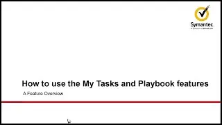 Using the My Tasks and Playbook features in SES