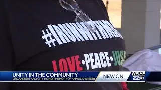 In midst of federal trial, Liberty Co. community takes part in remembrance walk for Ahmaud Arbery