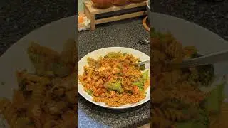 Carb load dinner for big cycle #kitchen #pasta #bikepacking #cycling #photography #cooking #travel