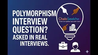 Polymorphism in OOP |(company specific) Interview Questions & Answers(Simplest way)🤔💭