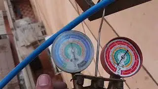 split Ac ka pipe change kiya  gas charge ki jeddah vloge video like krein aur channel subscribe kren