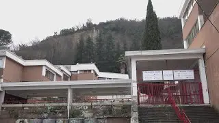 UN DRONE DELLA REGIONE MONITORA IL COSTONE DI VIA PETRARCA