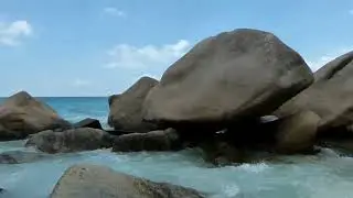 00012 La Digue Anse Patatran playa, en Seychelles