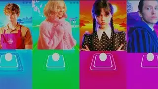 Tiles Hop EDM Rush - Tyler VS Enid VS Wednesday Addams VS  Xavier Thorpe !