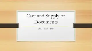 008 The FIDIC Red Books - Care and Supply of Documents