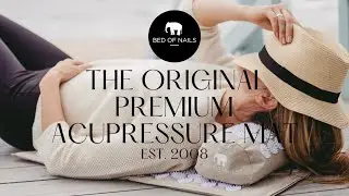 The Original Premium Acupressure Mat, Pillow & Straps | Bed Of Nails | BON #acupuncture #massage