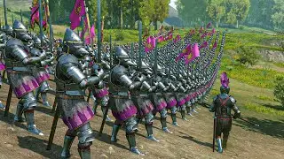 1000 Medieval Infantry vs 1000 Mongols &ndash; Clash of Tactics | Mount & Blade 2