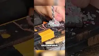 Как Мастер Создал Нож С Медной Молнией