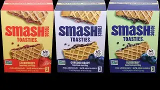 Smash Foods Toasties: Strawberry, Concord Grape & Blueberry Review