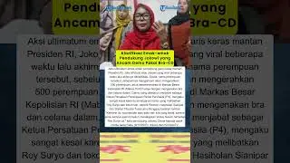 Klarifikasi Emak-emak Pendukung Jokowi yang Ancam Demo Pakai Bra-CD