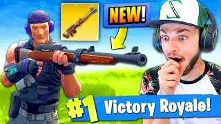 *NEW* HUNTING RIFLE GAMEPLAY in Fortnite: Battle Royale!
