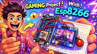 मैंने बना दिया Mini Game Using Esp8266 With OLED Display 😍🔥   How to make Game with Esp8266 and Oled