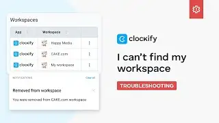 I Can't Find My Workspace