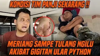 JANGAN SEPELEKAN GIGITAN ULAR PYTHON !! UPDATE KONDISI TIM PANJI KORBAN GIGITAN ULAR PYTHON !!