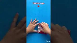 Easy Origami YouTube Logo Tutorial
