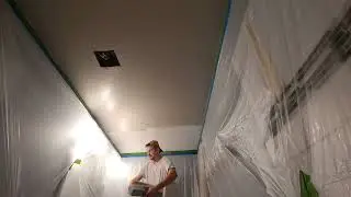 1st coat of skim coat with 45 minute easy sand