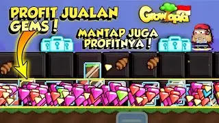 HOW TO PROFIT FROM SELLING GEMS!! | GROWTOPIA INDONESIA🇮🇩