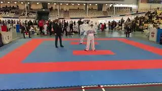 DM i Karate 2025, Vincent Peters 12 &aring;r - Hold U14, 7-2