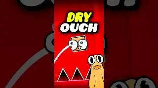 Dry Out, But Touch The LEAST Amount of Spikes! #geometrydash