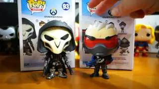 Фанко ПОП! Overwatch Reaper and Soldier: распаковка 76 фигурок