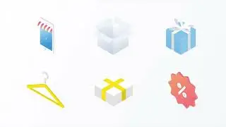 Isometric Shopping Icons - Elements | After Effect Template