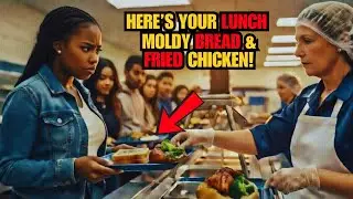 Black Girl Served MOLDY Food In Cafeteria by Racist Lunch Lady &mdash; She Gets FIRED Before School Closed
