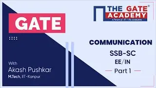 SSB-SC - Communication | Part-1 | GATE  Free Lectures | Electrical & Instrumentation Engineering