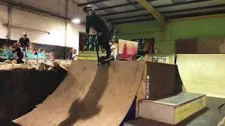 INSANE 12 YEAR OLD FLAIRS ON A SCOOTER !!! | R.A.D SKATEPARK