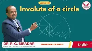 Involute of a Circle | Engineering Drawing | Involute | Lecture 26 #labtech #drrgbiradar