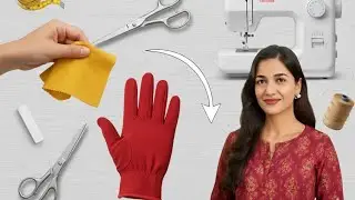 Winter Gloves Making Full Video | Gloves Cutting & Stitching Step by Step