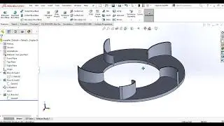 Impeller Blade with Diffuser Ring-DS Solidworks