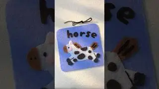 Very Simple Way ｜DIY  Cute Horse Idea#ytshorts #diy #horse
