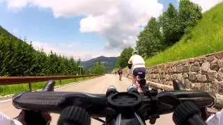 Rennrad Abfahrt Passo Redebus