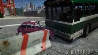 GRAND THEFT AUTO IV 1968 FIAT ABARTH 595 SS CRASH TESTIN