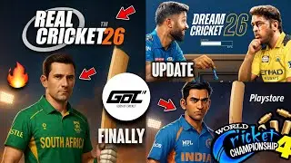 Real Cricket 26 - Update 😍 Dream Cricket 26 Launch 🔥 WCC4 Beta version 😱 GOC Game leaked