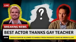 Getting outed at the Oscars is kinda funny, actually