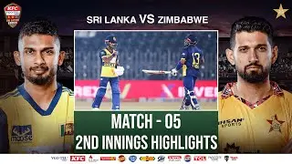 2nd Innings Highlights | Sri Lanka vs Zimbabwe | Match 05 | Tri Nation Series | PCB | M2T1U