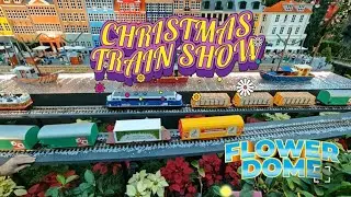 CHRISTMAS TRAIN SHOW | FLOWER DOME | LATE UPLOAD | @SKYFEMETV 