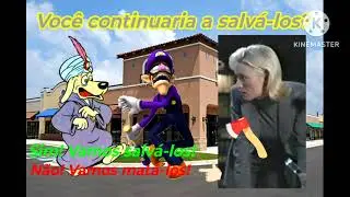 Waluigi & Malabi's Mission (Portuguese Wii Bootleg) Continue & Game Over (BLOOD WARNING) (Fixed!)