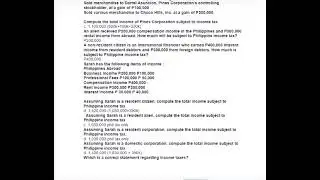 CANADIAN AND FEDERAL INCOME TAXATION PRACTICE 100+ DETAILED QUESTIONS WITH CORRECT ANSWERS 2026-2027