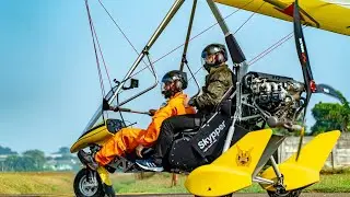 APDI Terbang MicroLight Trike Bareng Kapuspotdirga TNI-AU