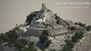 Rocca San Silvestro - Ricostruzione Grafica