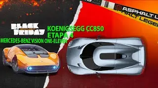 Asphalt Legends BLACK FRIDAY SPOTLIGHT KOENIGSEGG CC850 | MERCEDES-BENZ VISION ONE-ELEVEN ETAPA 4
