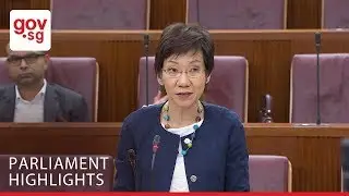 Minister Grace Fu thanking Nominated Members of Parliament