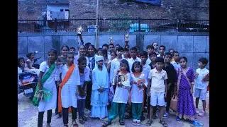 LAZY(FUNNY) DANCE PERFORMED BY STUDENTS OF SAMAGR WISDOM INSTITUTE ON STAGE ON INDEPENDENCE DAY.