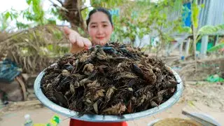 Crispy Cricket Frying Recipe - Cooking With Sros