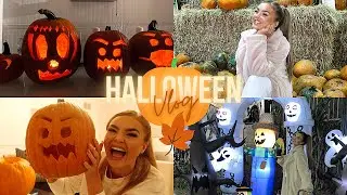COME PUMPKIN PICKING & CARVE PUMPKINS WITH ME | HALLOWEEN 2020 VLOG