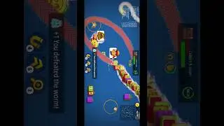 🐍 worms zone #wormszone #games #gameplay #wormszoneio #anime #snake #gaming #music